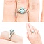 Ring .10ctw Round Diamonds .92ct GIA Paraiba Tourmaline 18kw sz7 224060193