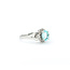 Ring .10ctw Round Diamonds .92ct GIA Paraiba Tourmaline 18kw sz7 224060193