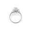 Ring .10ctw Round Diamonds .92ct GIA Paraiba Tourmaline 18kw sz7 224060193