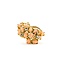 Ring (15)5x3mm Oval Coral .15ctw Quartz 14ky sz8.25 224090156