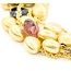 Bracelet Marco Bicego Paradise Quartz/Tourmaline/Peridot 18ky 7.5" 18mm 224103255
