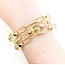 Bracelet Marco Bicego Marrakech Onde Lemon Quartz 18ky 7.5-8.5" 22mm 224103254