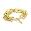 Bracelet Marco Bicego Marrakech Onde Lemon Quartz 18ky 7.5-8.5" 22mm 224103254