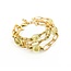 Bracelet Marco Bicego Marrakech Onde Lemon Quartz 18ky 7.5-8.5" 22mm 224103254