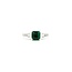 Ring .50ctw Diamonds .97ct Emerald 14kw Sz5.75 123040002