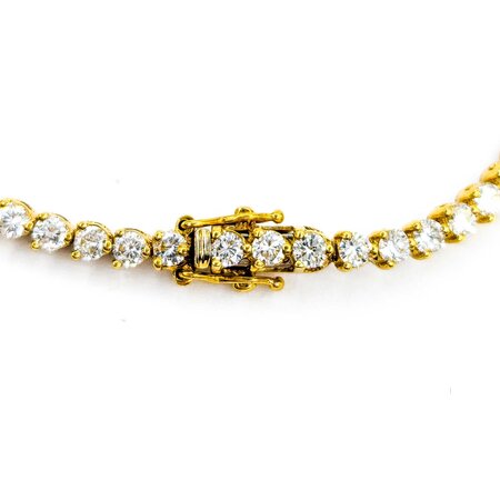 Bracelet 3.77ctw Round Diamonds Tennis 18ky 7" 2.75mm 224103001