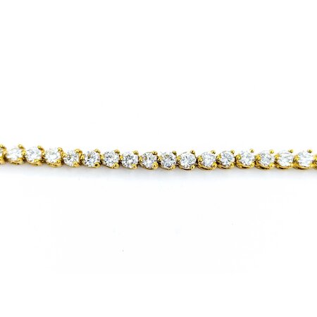 Bracelet 3.77ctw Round Diamonds Tennis 18ky 7" 2.75mm 224103001