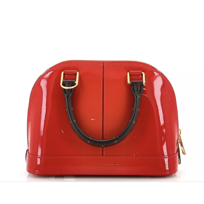 Handbag Louis Vuitton Alma Red Vernis BB 124105027