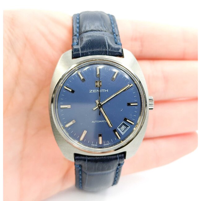Watch Zenith Autosprt 01.1291.290 1970's  35mm Stainless Leather  124106003