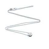  Pendant W/Chain Bezel .30ct Round Diamond 7.2mm 14kw 16"" 224101001