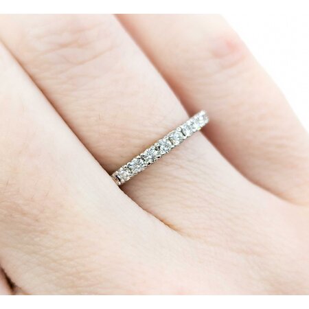 Ring Bridal .50ctw Round Diamonds 14kw sz5 2.2mm 124060463