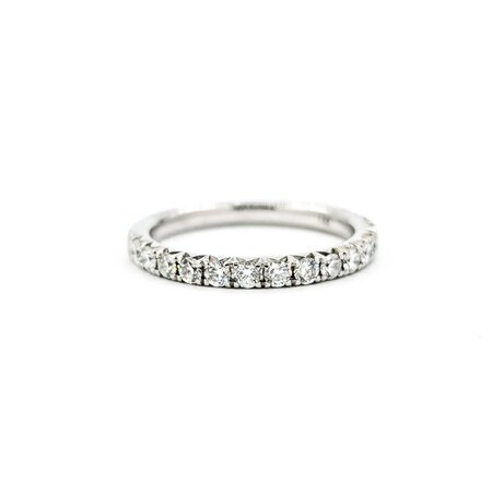 Ring Bridal Stackable .25ctw Round Diamonds 950pt sz5 2mm 124060480