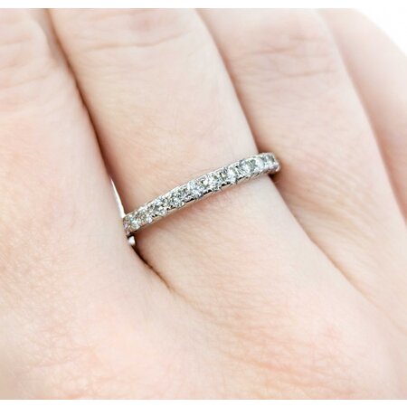 Ring Bridal .50ctw Round Diamonds 14kw sz7 2.4mm 124060451