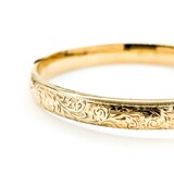  Bracelet Hinged Bangle 9ky England 1966 6.5" 8mm 224103752
