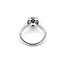 Ring Halo 1.00ctw Round Diamonds 1.57ct Sapphire 14kw sz6 11x11mm 124060195
