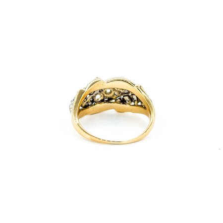 Ring Cocktail .72ctw Round Diamonds 18ky sz7 224100001