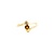 Ring Solitaire .24ct Round Citrine 14ky sz8.5 224100161