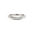 Ring Bridal 3/4 Eternity .75ctw Round Diamonds 18kw sz6.5 2.5mm 124060468