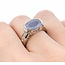 Ring .02ctw Round Diamonds 11x9 Chalcedony 14kw sz7 224100156