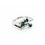 Ring 3 Row Bypass .15ctw Round Diamonds .30ctw Emerald 14kw sz5 224100154