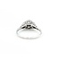 Ring Art Deco .02ct Old European Diamond Syn Sapphire 18kw sz5 224100751