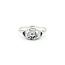 Ring Art Deco .02ct Old European Diamond Syn Sapphire 18kw sz5 224100751