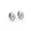 Earrings Huggie 1.00ctw Round Diamonds 7.7mm 14kw 224114002