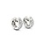 Earrings Huggie 1.00ctw Round Diamonds 7.7mm 14kw 224114002