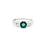 Ring Vintage .08ctw Baguette Diamonds .71ct Emerald 900pt sz6.5 124020155