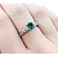 Ring Vintage .08ctw Baguette Diamonds .71ct Emerald 900pt sz6.5 124020155