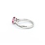 Ring .35ctw Diamonds 1.07ct Pink Tourmaline Plat  Sz5.5 123040070