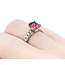 Ring .35ctw Diamonds 1.07ct Pink Tourmaline Plat  Sz5.5 123040070