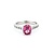 Ring .35ctw Diamonds 1.07ct Pink Tourmaline Plat  Sz5.5 123040070