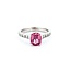 Ring .35ctw Diamonds 1.07ct Pink Tourmaline Plat  Sz5.5 123040070