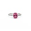 Ring .35ctw Diamonds 1.07ct Pink Tourmaline Plat  Sz5.5 123040070
