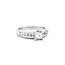 Ring .92ctw Princess Diamonds 14kw sz6.5 3.5mm 124060226