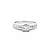 Ring .92ctw Princess Diamonds 14kw sz6.5 3.5mm 124060226