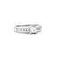Ring .92ctw Princess Diamonds 14kw sz6.5 3.5mm 124060226
