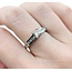 Ring .92ctw Princess Diamonds 14kw sz6.5 3.5mm 124060226