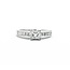 Ring .92ctw Princess Diamonds 14kw sz6.5 3.5mm 124060226