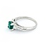 Ring .35ctw Baguette Diamonds .86ct Emerald 900pt sz6.5 124090154