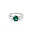 Ring .35ctw Baguette Diamonds .86ct Emerald 900pt sz6.5 124090154