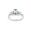 Ring .35ctw Baguette Diamonds .86ct Emerald 900pt sz6.5 124090154