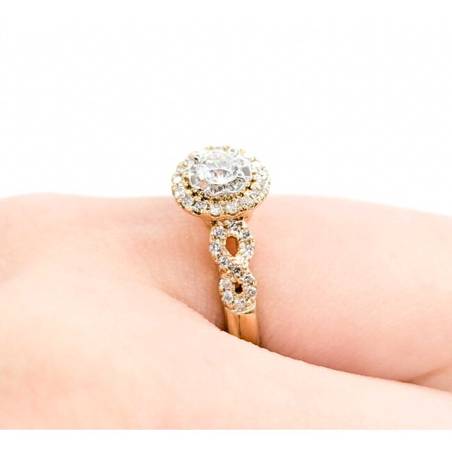 Ring Engagement .25ctw Round Diamonds 14ky 224110300