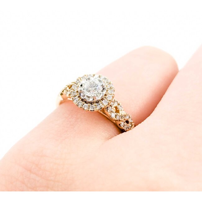Ring Engagement .25ctw Round Diamonds 14ky 224110300