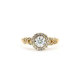Ring Engagement .25ctw Round Diamonds 14ky 224110300