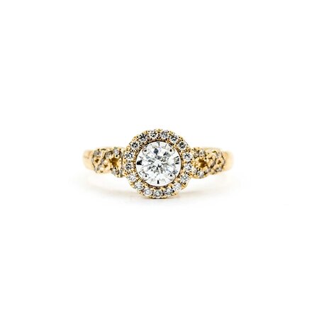 Ring Engagement .25ctw Round Diamonds 14ky 224110300