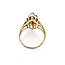 Ring 9 Stone 2.70ctw Marquise Rhodolite Garnets 10ky sz9 224110152