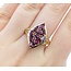 Ring 9 Stone 2.70ctw Marquise Rhodolite Garnets 10ky sz9 224110152
