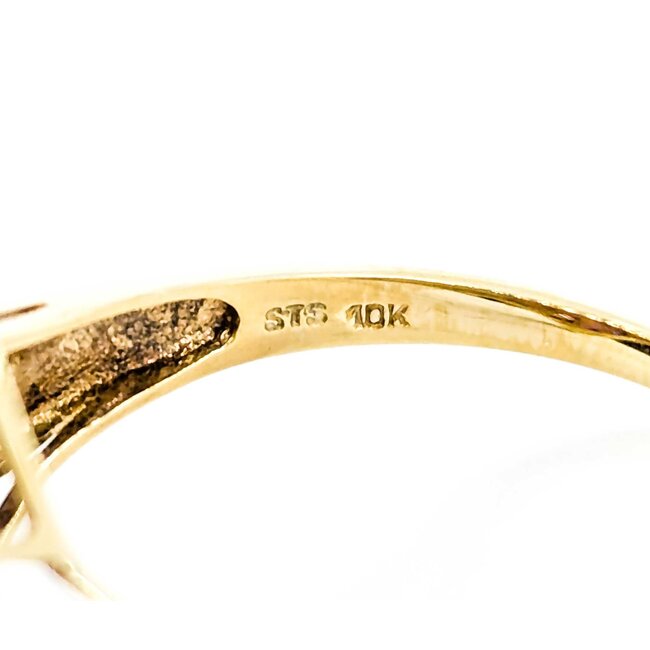 Ring 9 Stone 2.70ctw Marquise Rhodolite Garnets 10ky sz9 224110152